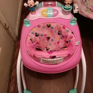 Bouncer $20 (Minnie mouse)Walker $35 (minne mouse)